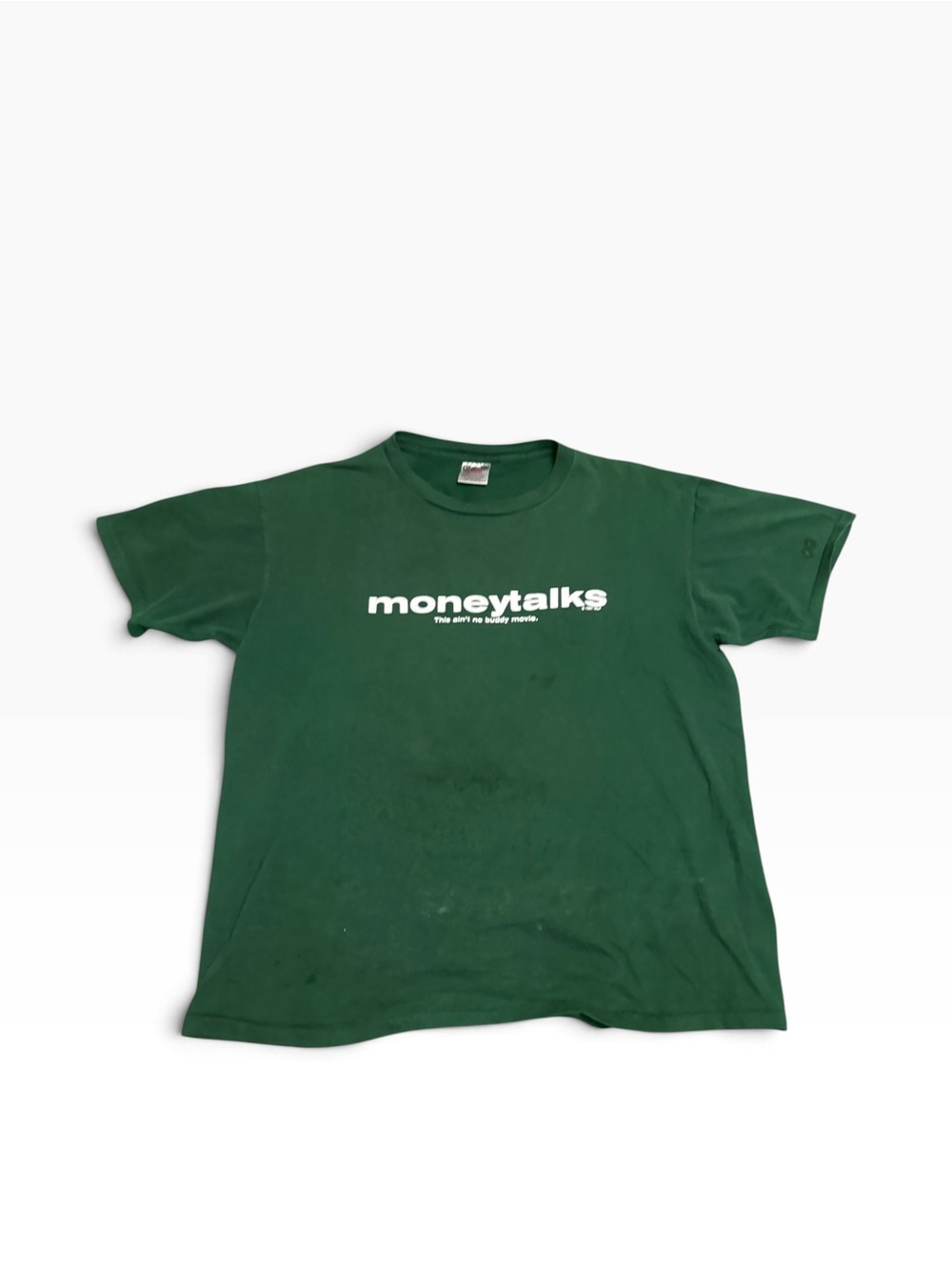 Green "moneytalks" movie promo Graphic Tee - Men's Casual Shirt